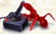 An ant and an Atari joystick