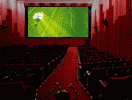 Ants watch A Bug's Life movie.